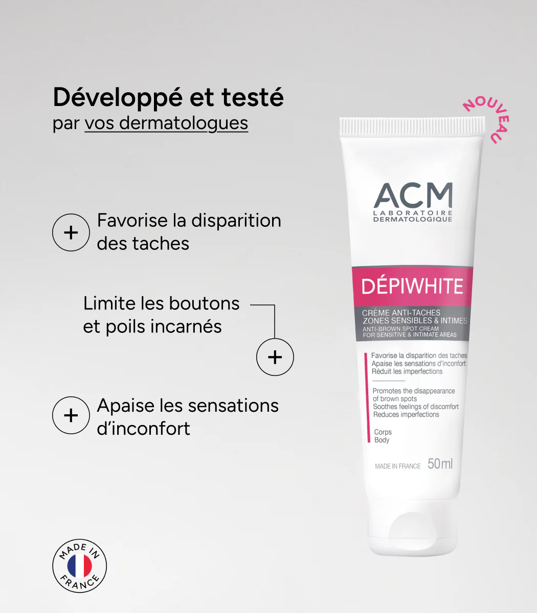 Depiwhite Crème Anti-Taches Zones Sensibles et Intimes