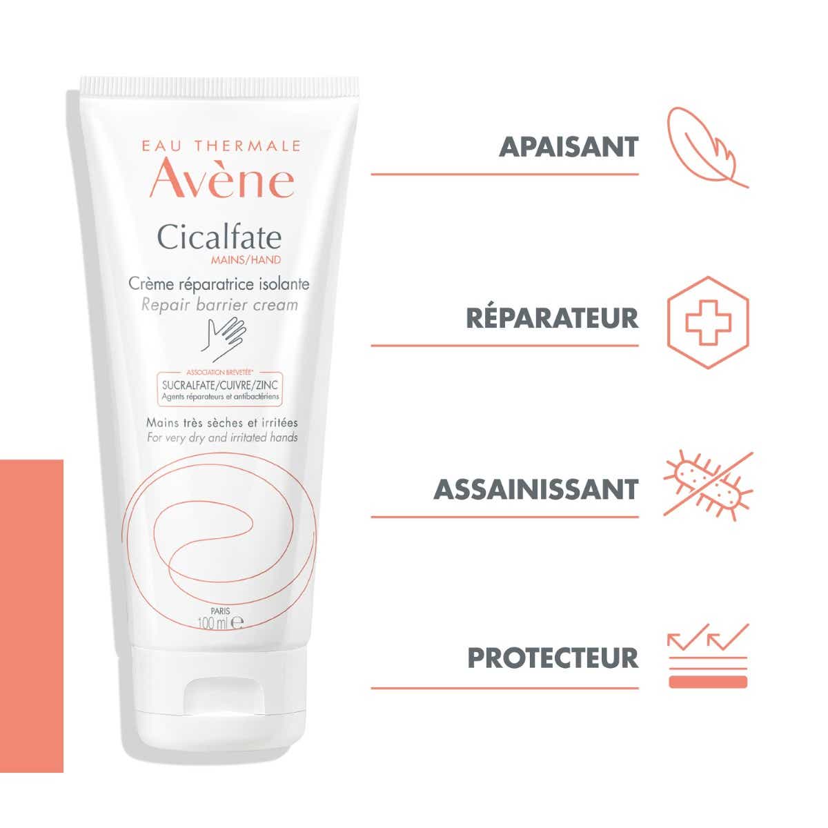 Cicalfate+ Mains Crème Réparatrice Isolante