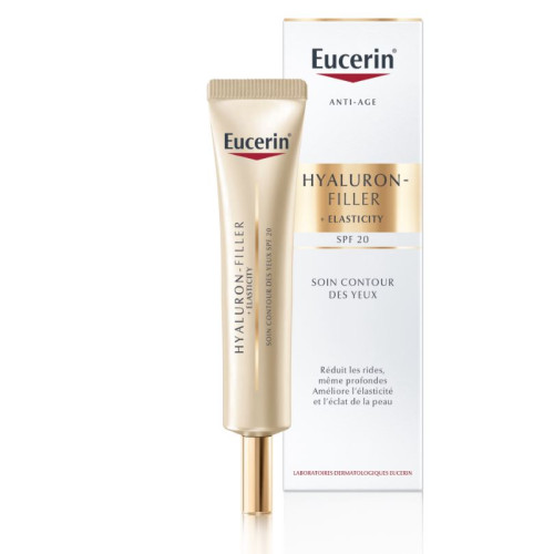 Hyaluron-Filler + Elasticity Soin Contour des Yeux SPF15