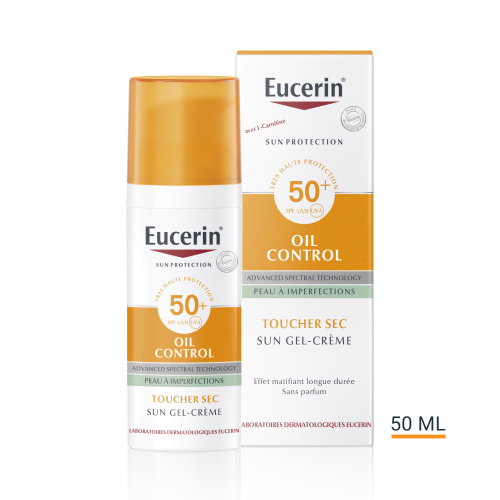 Sun Protection Oil Control SPF50+ Gel Crème Solaire Toucher Sec