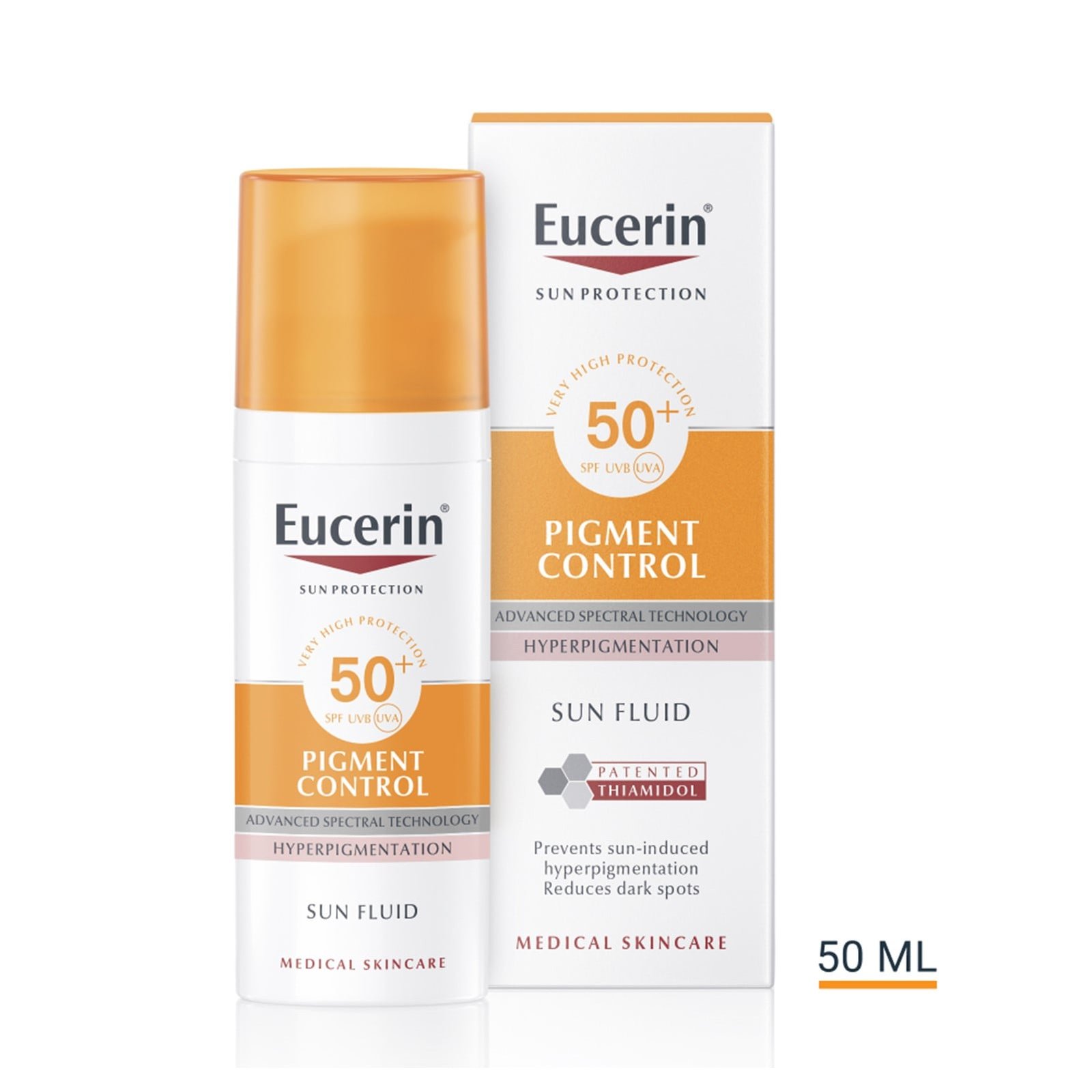Sun Protection Pigment Control SPF50+ Fluide Solaire